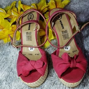 C&A wedge sandals size 24